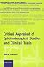 Book Critical Appraisal of Epidemiological Studies and Clinical Trials (Oxford Medical Publications)