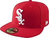 Chicago White Sox Scarlet with White 59FIFTY Fitted Cap