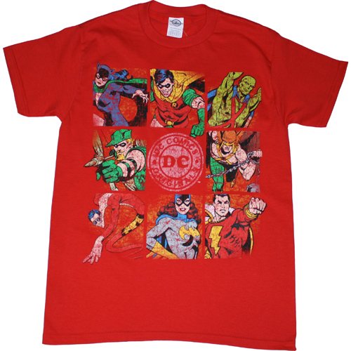  DC Comics Boxed Secondary Characters Men's T-Shirt