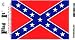 Confederate Flag 6 Self Adhesive Vinyl Decals