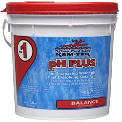 Kem-Tek 058 Pool and Spa pH Plus, 15 Pounds