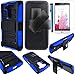 LG G3 VIGOR Case Cover (not for G3) 3-items Bundle-HERCULES Dual- Layer Hard/Gel Hybrid Kickstand Armor Case w/ Holster (Black/Blue)+ICE-CLEAR(TM) Screen Protector Shield(Ultra Clear)+Touch Screen Stylus