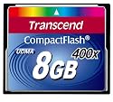 Transcend - CF400 - Carte Compact flash - 8 Go - 400x