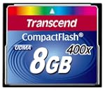 Transcend TS8GCF400 UDMA 400X Compact...