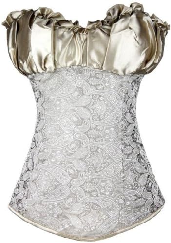 Corset Buy Princess Lvory Polyester with Satin Overbust Corset