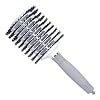 Buy Brushes & Combs - Olivia Garden Ceramic Ionic and 100% Boar Bristles Oval Vented Hair Brush