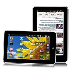 7 inch Android 2.2 ePad tablet VIA8650 tablet PC, 1.3MP camera, supports external 3G modem+WiFi+RJ45+two point touch screen+Flash 10.1+US Google Android Market