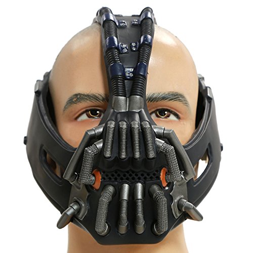 XCOSER Men's Bane Mask Costume Props TDKR Full Adult Size - 3D Version V9 2016