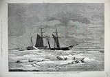 1875 SHIP PANDORA PEEL'S STRAIT POLAR REGIONS ICE-BERGS