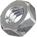 Hex Nut, Steel, Zinc Plated Finish, Inch, Right Hand Threads, Meets ASME B18.6.3 Specifications