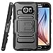 Samsung Galaxy S7 case, iWIRE® Black Rugged Double Layer Armor Kickstand Cover Case With Holster for Samsung Galaxy S7 G930 2016) + iWIRE® Touch Screen Pen