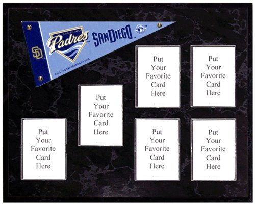 San Diego Padres Mini Pennant Plaque (No Cards)