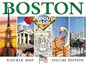 Boston Popout Map: Greater & Downtown Boston, Beacon Hill, Harvard Square, Subway (Popout Map)