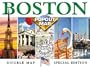 Boston Popout Map: Greater & Downtown Boston, Beacon Hill, Harvard Square, Subway (Popout Map)