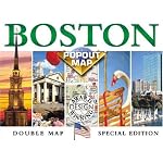 Boston Popout Map: Greater & Downtown Boston, Beacon Hill, Harvard Square, Subway (Popout Map) book cover