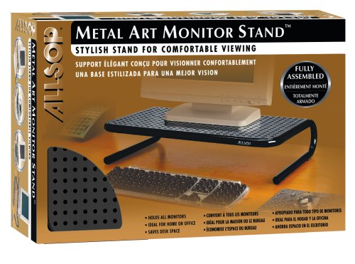 Allsop Metal Art Monitor Stand - Black