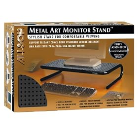 Allsop Metal Art Monitor Stand - Black by Allsop