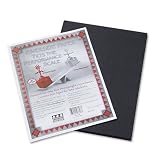 Pacon - Construction Paper, 76-lb., Groundwood, 9 x 12, Black, 50 Sheets - Pack of 38