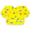 Bumkins Waterproof Sleeved Bib, Yellow Fish