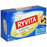 Ryvita Whole Grain Rye Crispbread, Light Rye, 8.8-Ounce Boxes (Pack of 10)