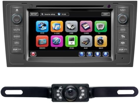 Tyso For AUDI A6 (1998-2004) 7" in dash CAR DVD Player GPS Navigation System Rear Camera Radio Ipod Bluetooth Free Map CD7902R