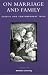 On Marriage and Family: Classic and Contemporary Texts (Sheed & Ward Book) by Matthew Levering ISBN 0742542491