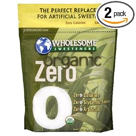 Wholesome Sweeteners Organic Zero, 12-Ounce Bag (Pack of 2)
