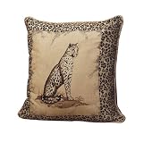 African Dawn - Safari Print Leopard Pillow 26x26
