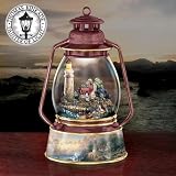THOMAS KINKADE Lighthouse LIGHT OF PEACE Lantern Music Box