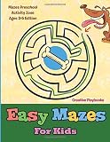 Easy Mazes For Kids - Mazes Preschool Activity Zone Ages 3-5 Edition