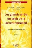 Grands arr�ts du droit de la d�centralisation