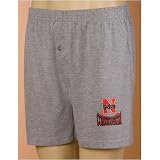 Nebraska Cornhuskers NCAA Mens Sport Boxer Shorts (Gray)
