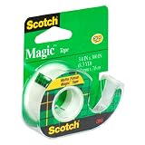 Scotch Magic Tape In Dispenser, 3/4 inch x 300 inch