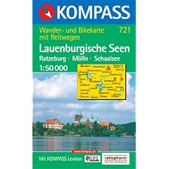 Lauenburgische Seen: Ratzeburg, M�lln, Schaalsee. 1:50.000, Wander- und Bikekarte mit Reitwegen, GPS-genau