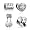 Pugster 4 Love Bead Charm Bundle Sets 22k Gold Family Life Mother Daughter Puppy Best Mom Beads Fits Pandora Bracelet
