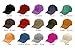 Emstate Suede Leather Baseball Caps Various Colors Made in USA