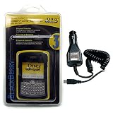 Black OtterBox Defender Series Case and Car Charger for Blackberry Curve 8300, 8310, 8320, 8330