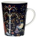iittala Taika 13-Ounce Mug, Blue with Design