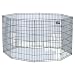 Midwest Black E-Coat Exercise Pen with Ground Stakes