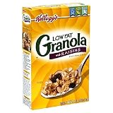 Kellogg's Crispy Blend Low Fat Granola with Raisins, 18-Ounce Boxes (Pack of 5)