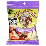 Just the Cheese Rounds, Cheddar Plus Soy, 2-Ounce Bags (Pack of 12)