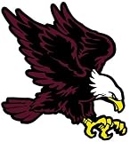 Flying Eagle Temporary Tattoos Maroon