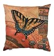 Butterfly Indoor/Outdoor Weather Resistant Fabric Pillows (Set of two 20 inch)