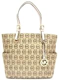 Michael Kors Jet Set Tote in Beige / Ebony / Vanilla