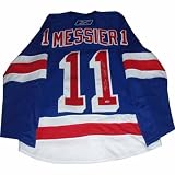 Mark Messier Blue Rangers Authentic Jersey w/ 94 Cup Insc. - NHL Authentic Adult Jerseys