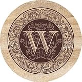 THIRSTYSTONE COASTER SET * MONOGRAMS * W