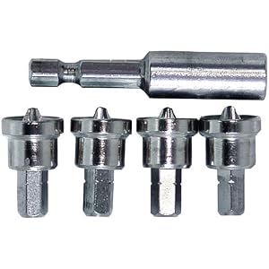 Vermont American 16620 4 Piece Drywall Bit Tip Set with Bit Tip Holder by Vermont American