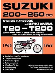 SUZUKI T20 & T200 1965-1969 FACTORY WORKSHOP MANUAL