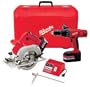 Milwaukee 0902-24 18 Volt 1/2-Inch Lok-Tor Hammer-Drill & Circular Saw Combo Kit