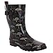 Capelli New York Umbrellas Printed Ladies Short Rubber Rain Boot